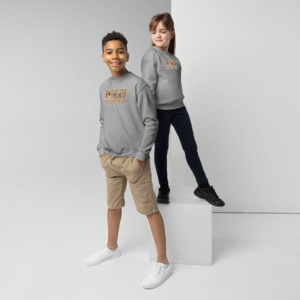 Youth crewneck sweatshirt "Borbonicus" - Image 4