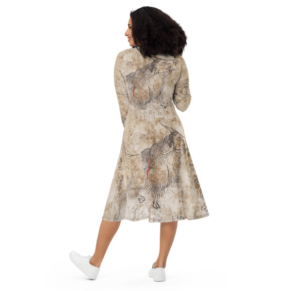 Long sleeve midi dress "ErdeneZuu" - Image 7