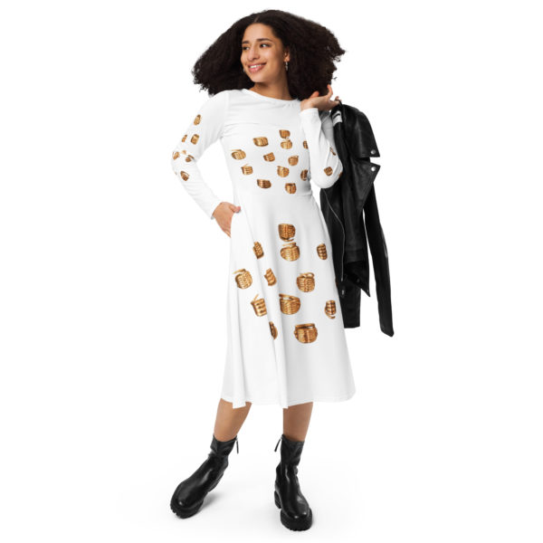 Long sleeve midi dress "Priam" - Image 6