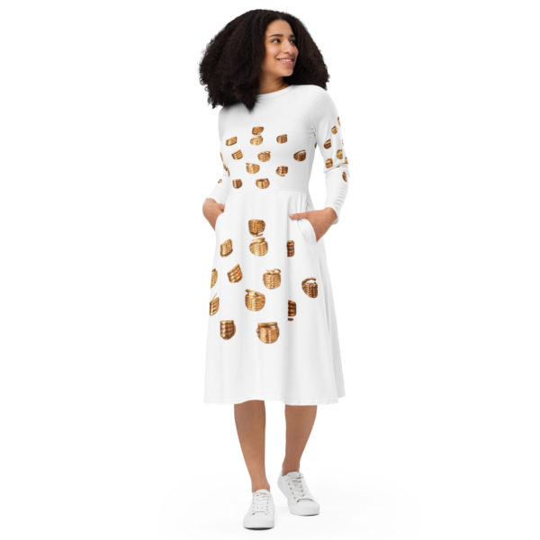 Long sleeve midi dress "Priam" - Image 7