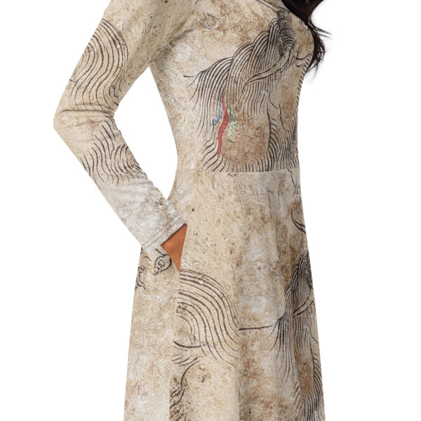 Long sleeve midi dress "ErdeneZuu" - Image 2