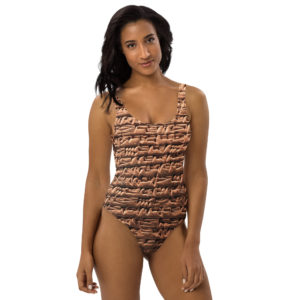 One-Piece Swimsuit "Cuneiform"