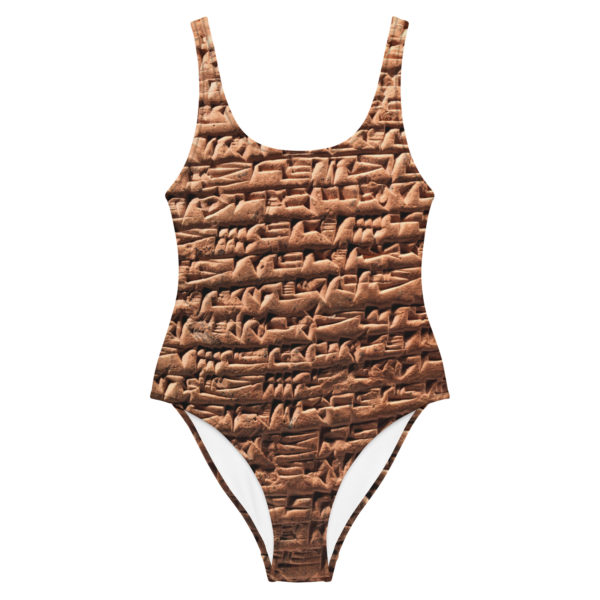 One-Piece Swimsuit "Cuneiform" - Image 2