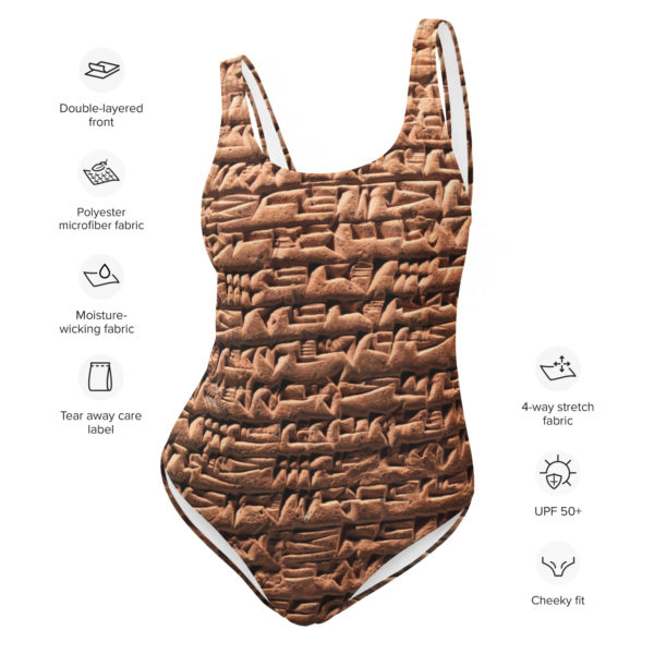 One-Piece Swimsuit "Cuneiform" - Image 5