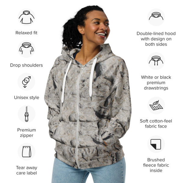 Unisex zip hoodie "Forbidden city" - Image 8