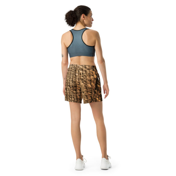 Unisex Athletic Long Shorts "Cuneiform" - Image 4