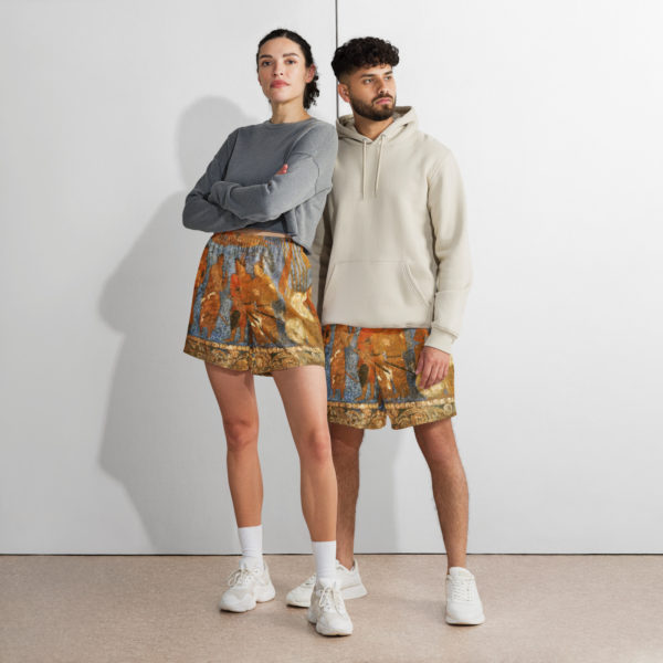 Unisex Athletic Long Shorts "Samarkand" - Image 3