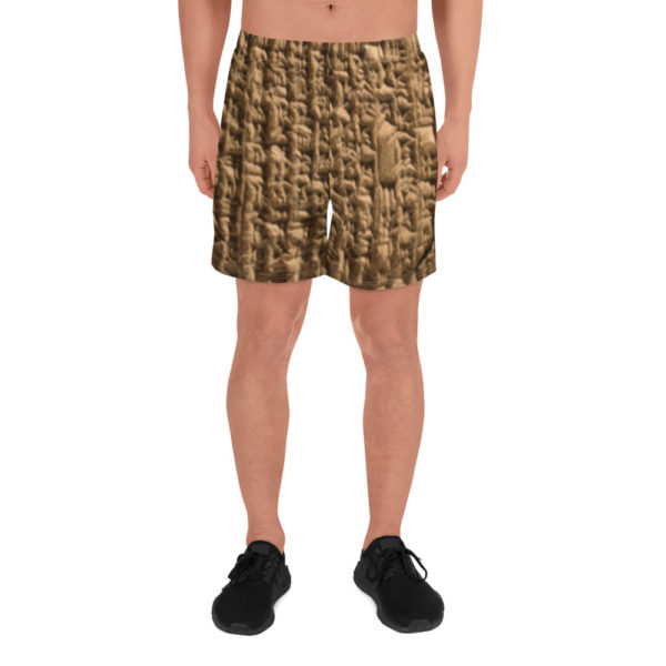 Unisex Athletic Long Shorts "Cuneiform" - Image 5