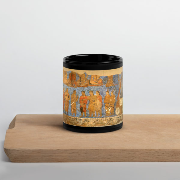 Black Glossy Mug "Samarkand"
