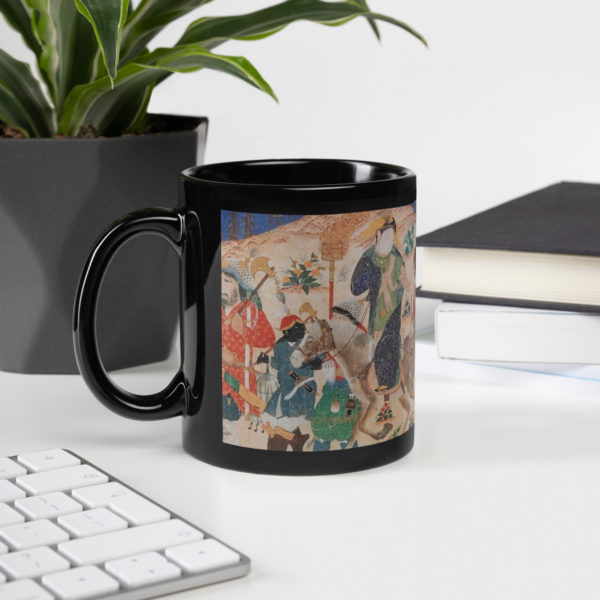 Black Glossy Mug "Samarkand" - Image 2