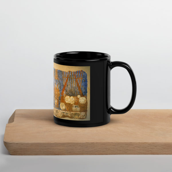 Black Glossy Mug "Samarkand" - Image 3