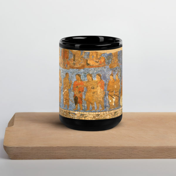 Black Glossy Mug "Samarkand" - Image 4