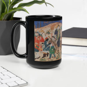 Black Glossy Mug "Samarkand"