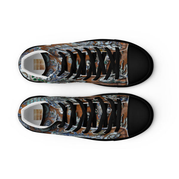 Men’s high top canvas shoes "Hue" - Image 15