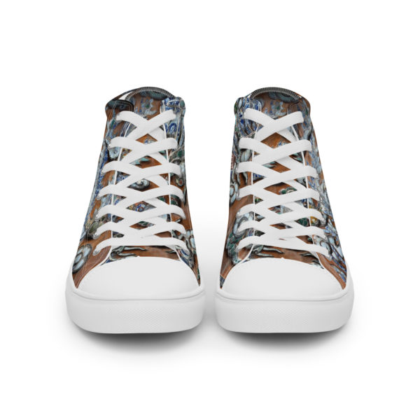 Men’s high top canvas shoes "Hue" - Image 22