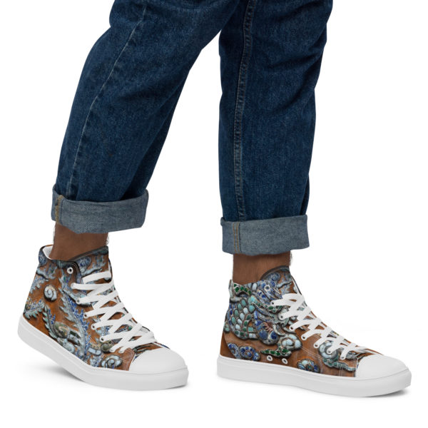 Men’s high top canvas shoes "Hue" - Image 4