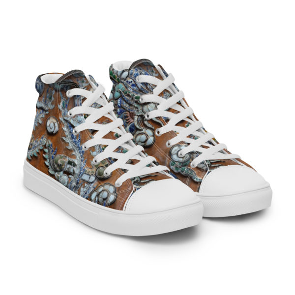 Men’s high top canvas shoes "Hue" - Image 26