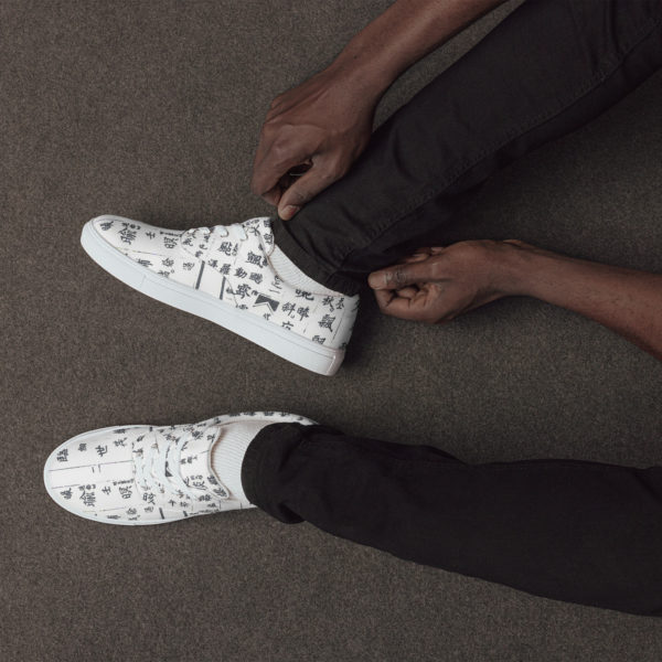 Men’s lace-up canvas shoes "Hue"