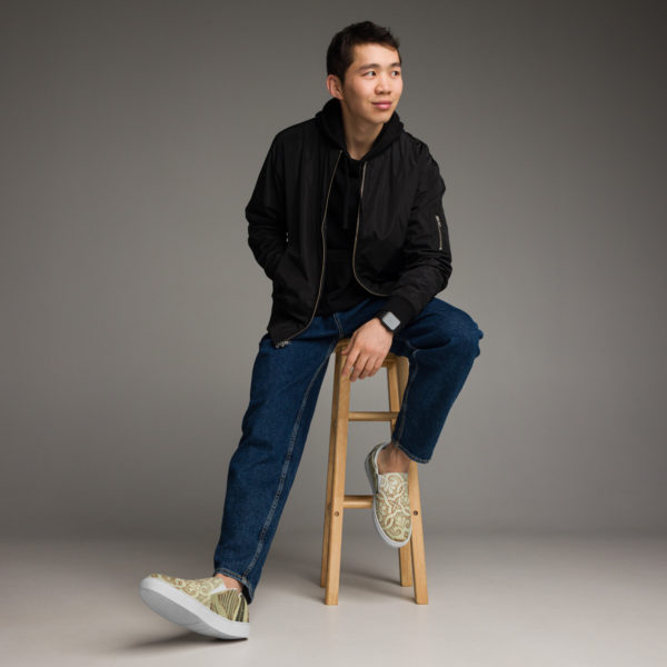 Men’s slip-on canvas shoes "Nishapur" - Image 3