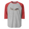 3/4 sleeve raglan shirt "ErdeneZuu" - Image 4