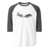 3/4 sleeve raglan shirt "ErdeneZuu"