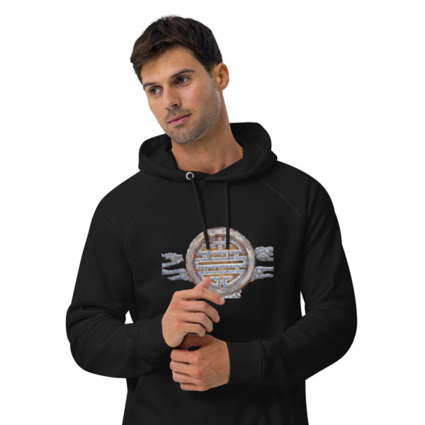 Unisex eco raglan hoodie "Hue" - Image 8
