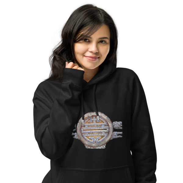 Unisex eco raglan hoodie "Hue" - Image 2