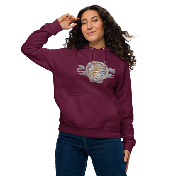 Unisex eco raglan hoodie "Hue" - Image 3