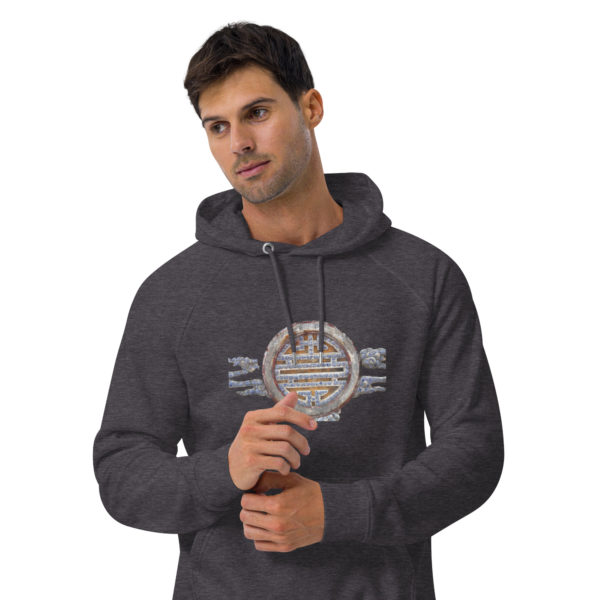 Unisex eco raglan hoodie "Hue"
