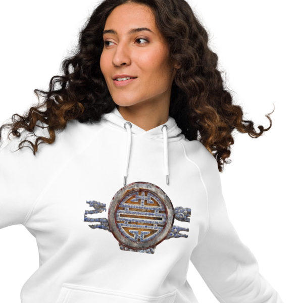 Unisex eco raglan hoodie "Hue" - Image 5