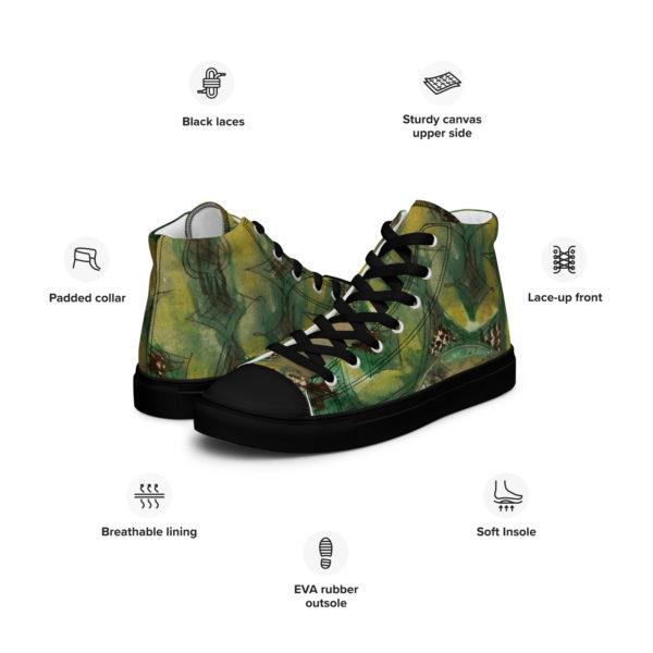 Women’s high top canvas shoes "Nishapur" - Image 7