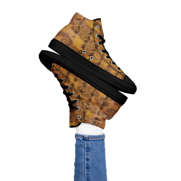 Women’s high top canvas shoes "Hue” - Image 2