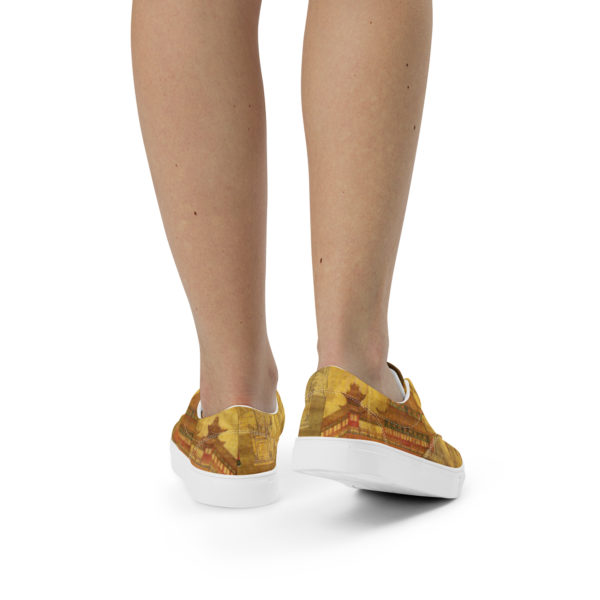 Women’s lace-up canvas shoes "Forbidden city" - Image 9