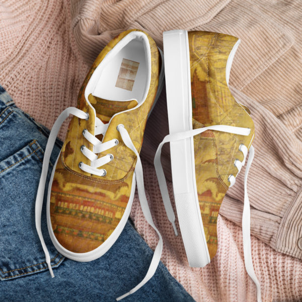 Women’s lace-up canvas shoes "Forbidden city" - Image 2