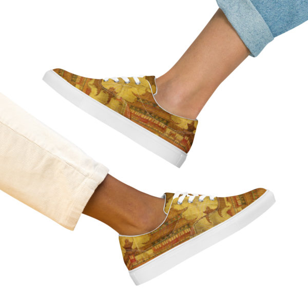 Women’s lace-up canvas shoes "Forbidden city" - Image 3
