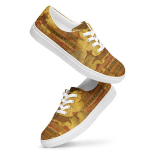 Women’s lace-up canvas shoes "Forbidden city"