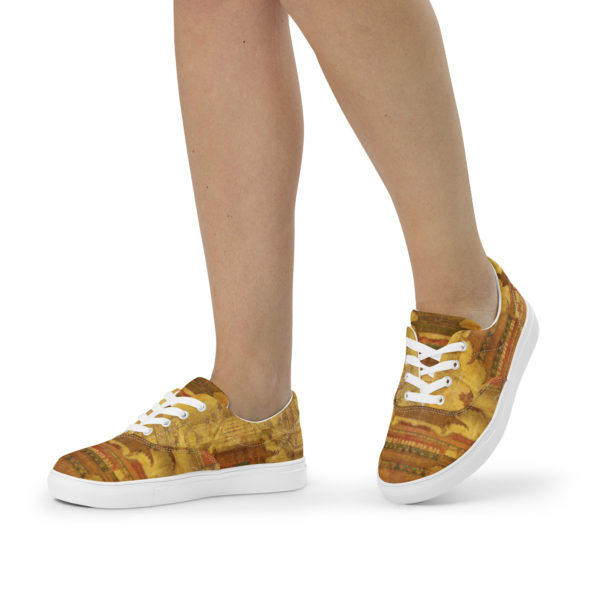Women’s lace-up canvas shoes "Forbidden city" - Image 10