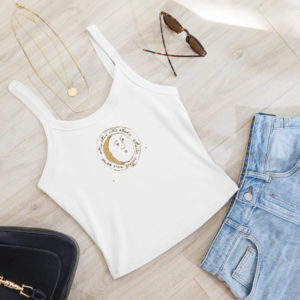 Women’s micro-rib tank top "Voynich"