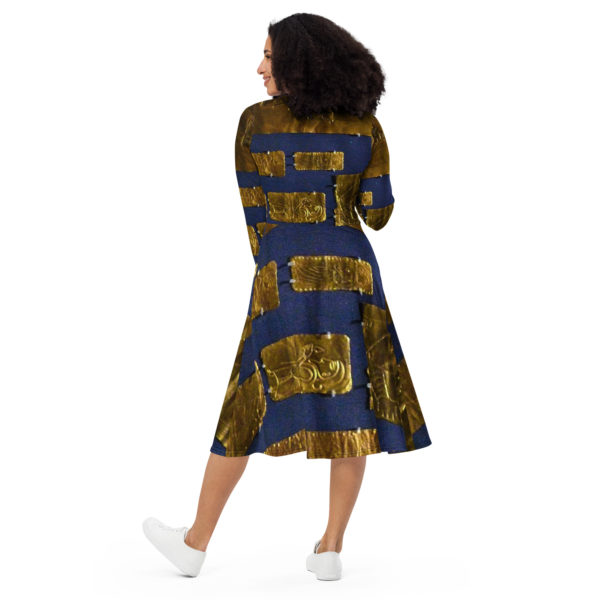 Long sleeve midi dress "Oxus" - Image 8