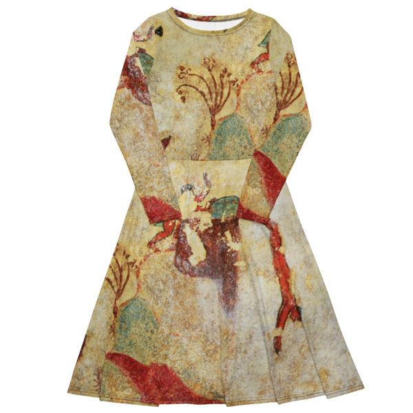Long sleeve midi dress "Etruscan" - Image 6