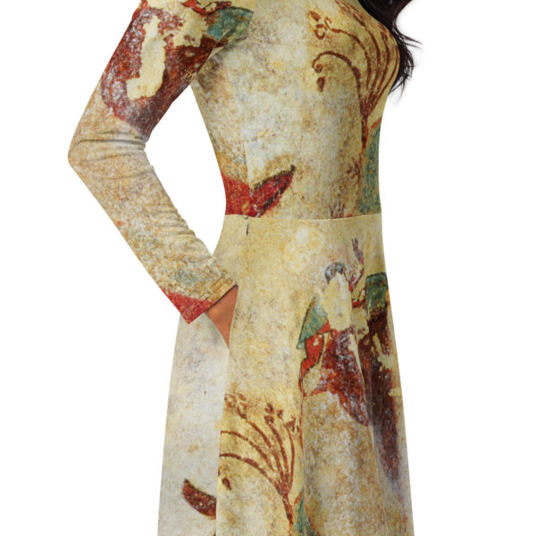 Long sleeve midi dress "Etruscan" - Image 2