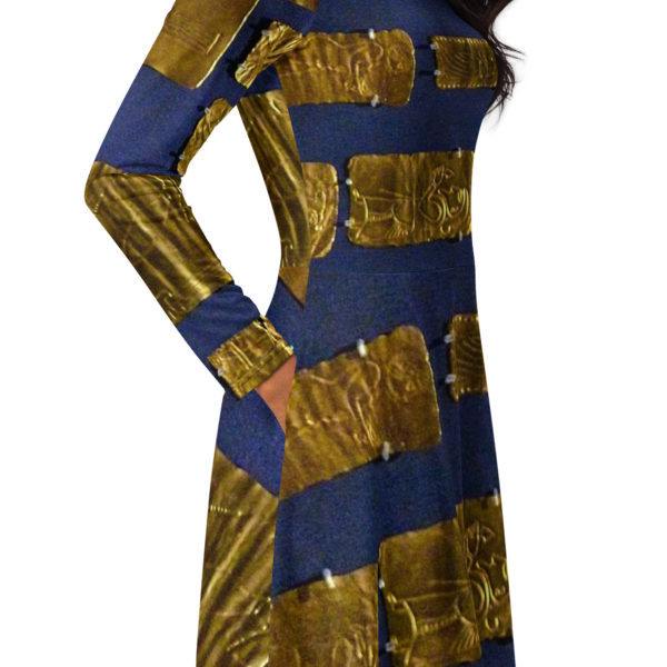 Long sleeve midi dress "Oxus" - Image 3