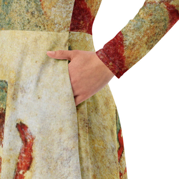 Long sleeve midi dress "Etruscan" - Image 5