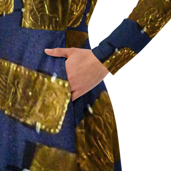 Long sleeve midi dress "Oxus" - Image 4