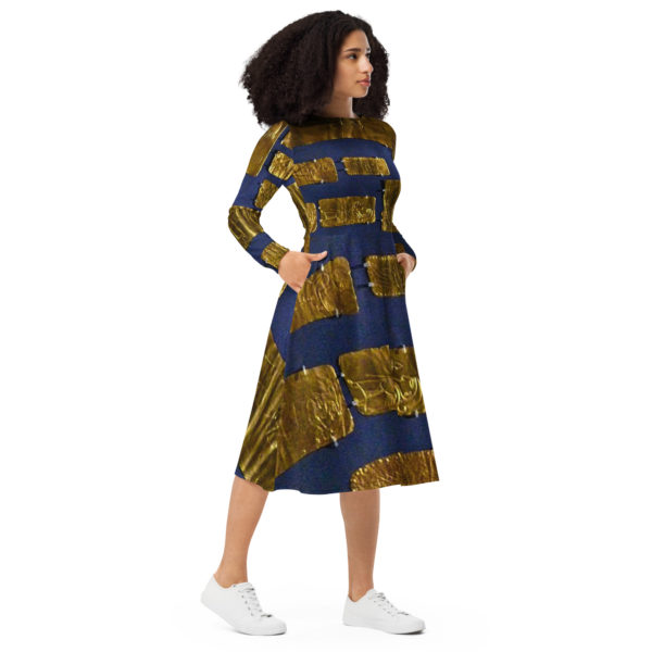Long sleeve midi dress "Oxus" - Image 10