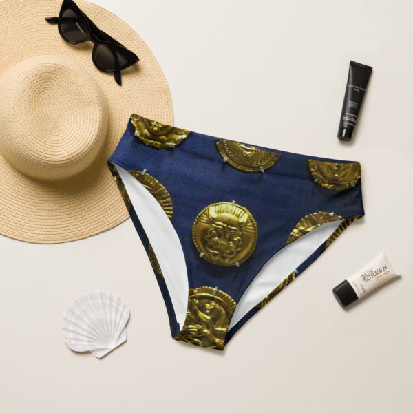 Recycled high-waisted bikini bottom "Oxus" - Image 2