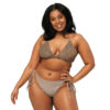 Recycled string bikini top " Nishapur"