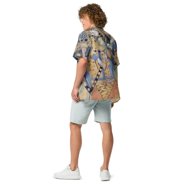 Unisex button shirt "Fondukistan" - Image 4