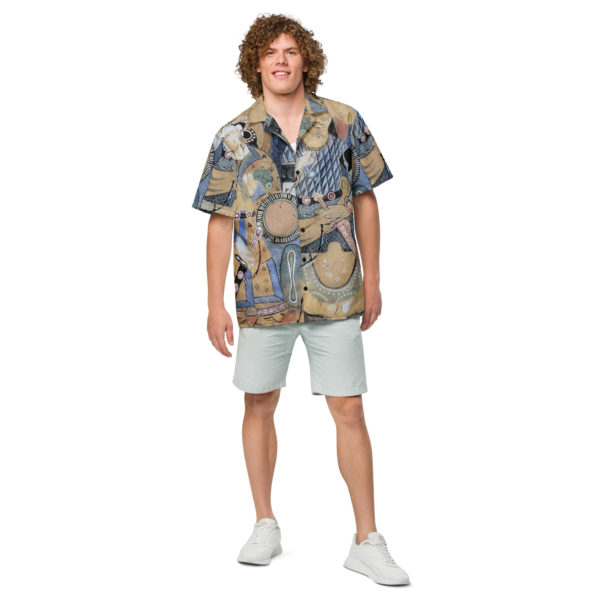 Unisex button shirt "Fondukistan" - Image 2