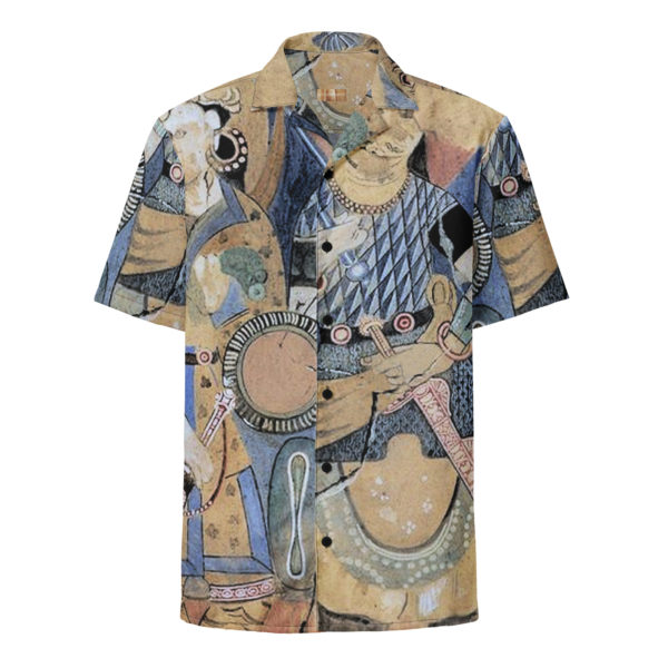 Unisex button shirt "Fondukistan" - Image 9